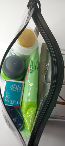 Going on holiday? If so, then take your quality clear toiletries travel bag.