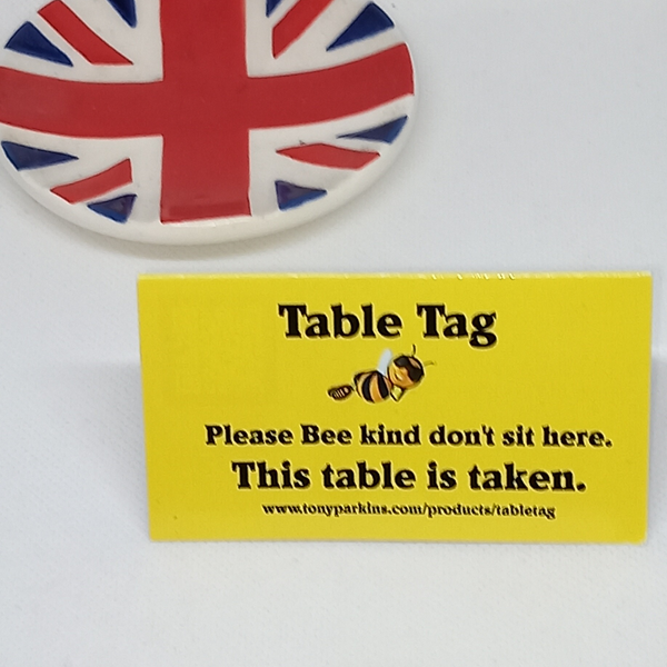 Table Tag - Personal Cafe/Buffet Table Reservation Card
